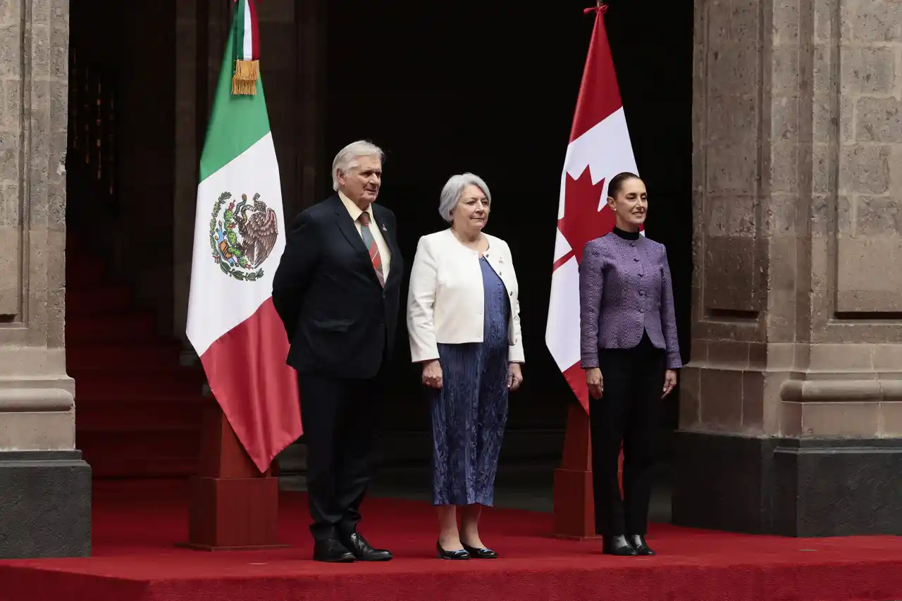 La Gobernadora General de Canadá hace historia en México al recibir al líder del Poder Ejecutivo estatal